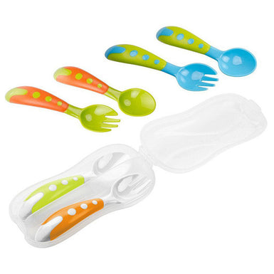 SHIYAO Baby Fork and Spoon Set,Toddler Utensils Spoons Forks